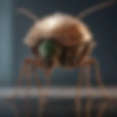 Close-up view of the light mechanism used in stink bug traps, highlighting its engineering