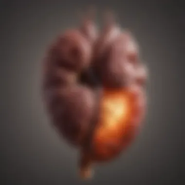 Visualization of chronic kidney rejection indicators