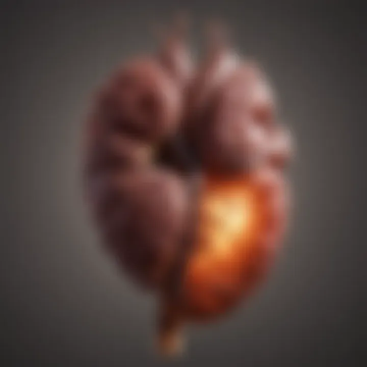 Visualization of chronic kidney rejection indicators