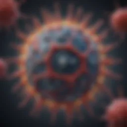 Illustration of tetramer T cell structure