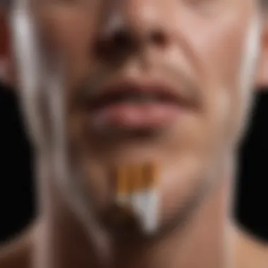 Health Risks of Tobacco Use Graphic representation of health risks associated with tobacco use