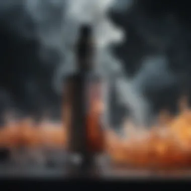 The Rise of Vaping Visual representation of the vaping phenomenon