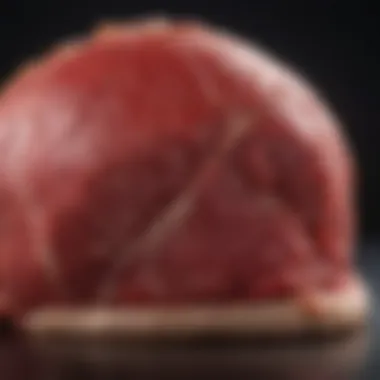 Correlation Between Red Meat and Cancer Risk A detailed graphic illustrating the correlation between red meat consumption and cancer risk factors