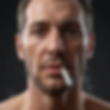 Physiological Effects of Smoking Cessation Diagram showing the physiological effects of smoking cessation