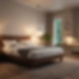 A tranquil bedroom setting promoting restful sleep