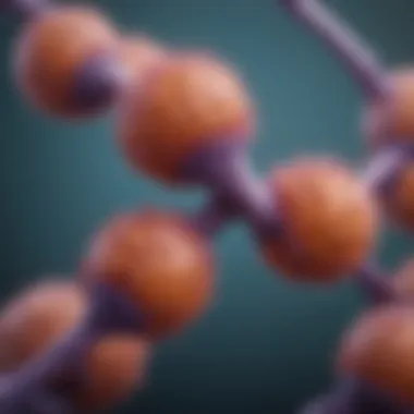 Genetic Influences on Pancreatic Cancer A molecular structure representing genetic factors influencing pancreatic cancer.