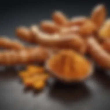 Curcumin: The Key Compound in Turmeric Illustration depicting the chemical structure of curcumin, the active compound in turmeric