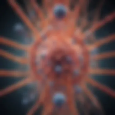 Graphical depiction of lentiviral vectors and their role in gene delivery systems.