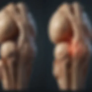 Diagram illustrating different types of arthritis with corresponding MRI images.