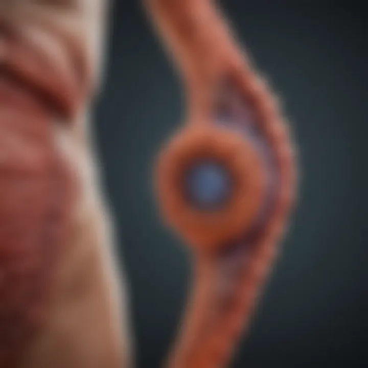 Diagram of risk factors associated with colon cancer recurrence