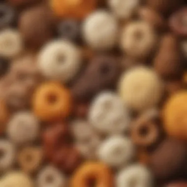 Close-up of various fiber-rich foods highlighting their effects on digestion