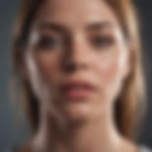 Visual representation of lupus flare-up symptoms.