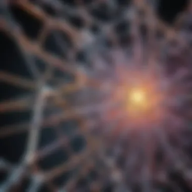 Visual representation of mass spectra with molecular structures