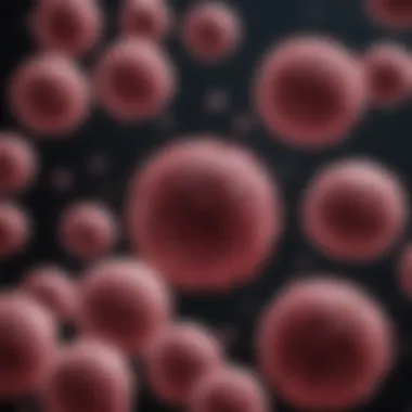 Graph showing variations in monocyte counts and their clinical significance