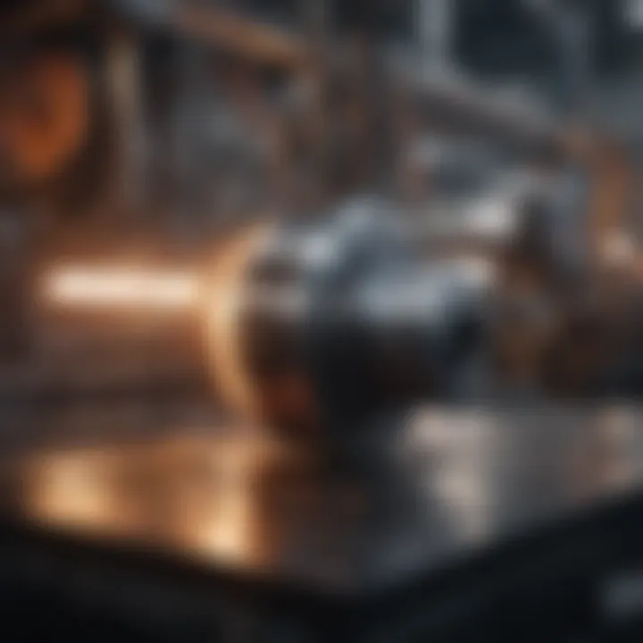 MS metal being utilized in an advanced industrial application