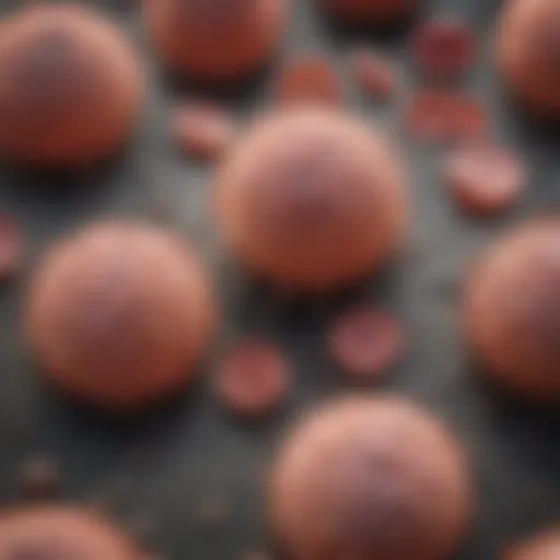 Microscopic view of myeloid sarcoma cells highlighting their unique characteristics