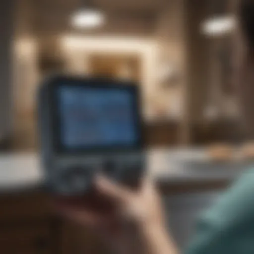 A visual representation of remote monitoring technology in healthcare settings.