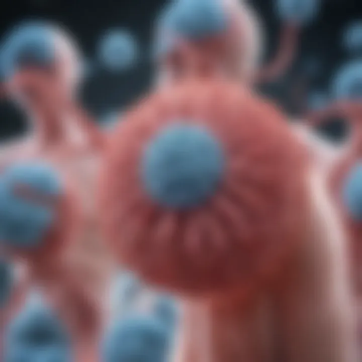 Illustration of various respiratory viruses