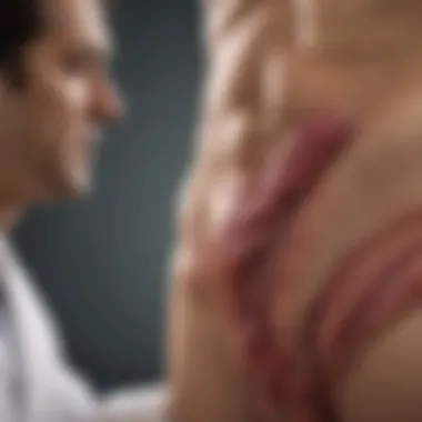 Clinical presentation of pancreatitis symptoms