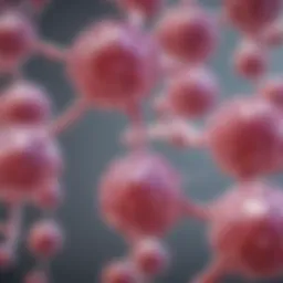 Schematic representation of Tamoxifen's interaction with estrogen receptors