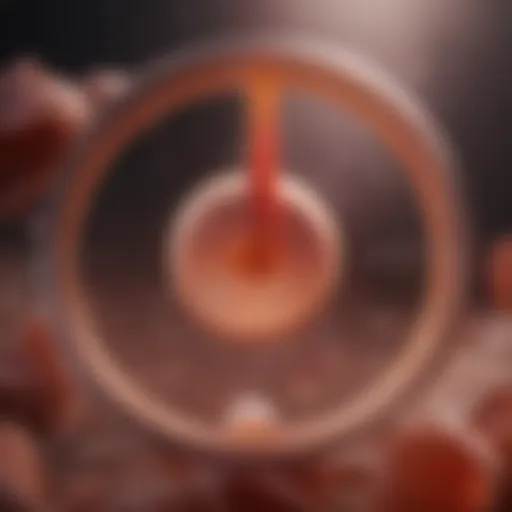 Diagram illustrating the phases of the menstrual cycle